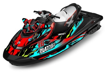 Sea-Doo Rxt-X 260/300 rs 2011-2017 - Juego de calcomanías / gráficos / pegatinas