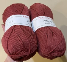 Filatura Lanarota Chaco Worsted Wool Yarn #165 Tea Rose 2 Skeins