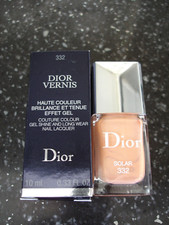 Dior Vernis Couture Nail Polish Varnish Gel Shine & Long Wear  SHADE 332 SOLAR