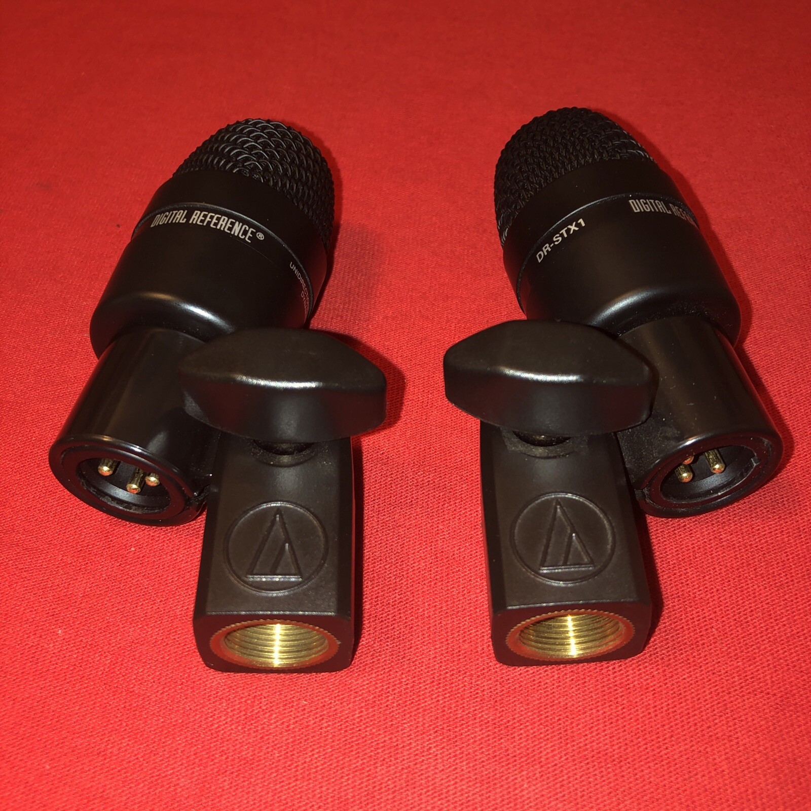 Drum Mic Set 2 Mics For Snare Toms Cajon Bongos DRSTX1 Microphone Kit