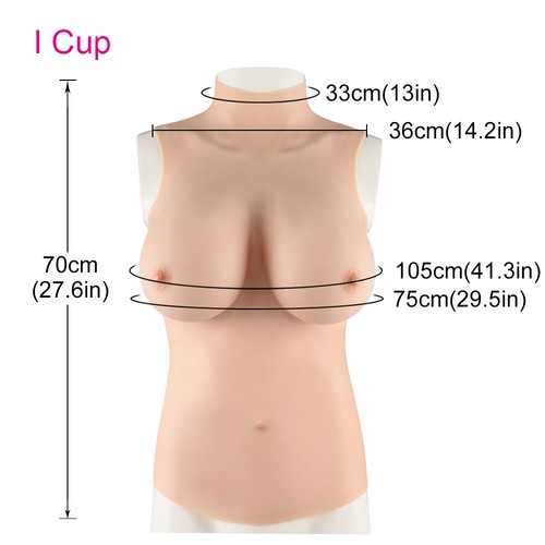 KnowU C/D/I Cup Tits Silicone/Cotton Filler Breast Forms Artificial Fake Boobs - Picture 14 of 14