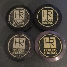 Heroes Racing Ff Mesh Center Caps Jdm Japan Enkei Bbs Work Hart Weds Volk Rays