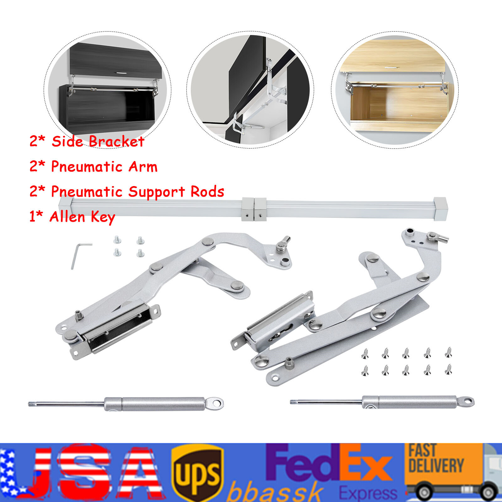 Vertical Swing Lift Up Folding Lift up Top Mechanism Hinges Pneumatic Arm Hinge