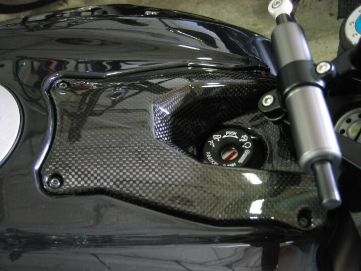 Key cover carbone Ducati Streetfighter 848 1098 protection clé moto