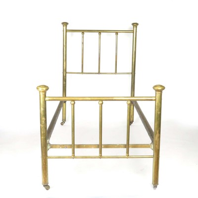 antique brass bed