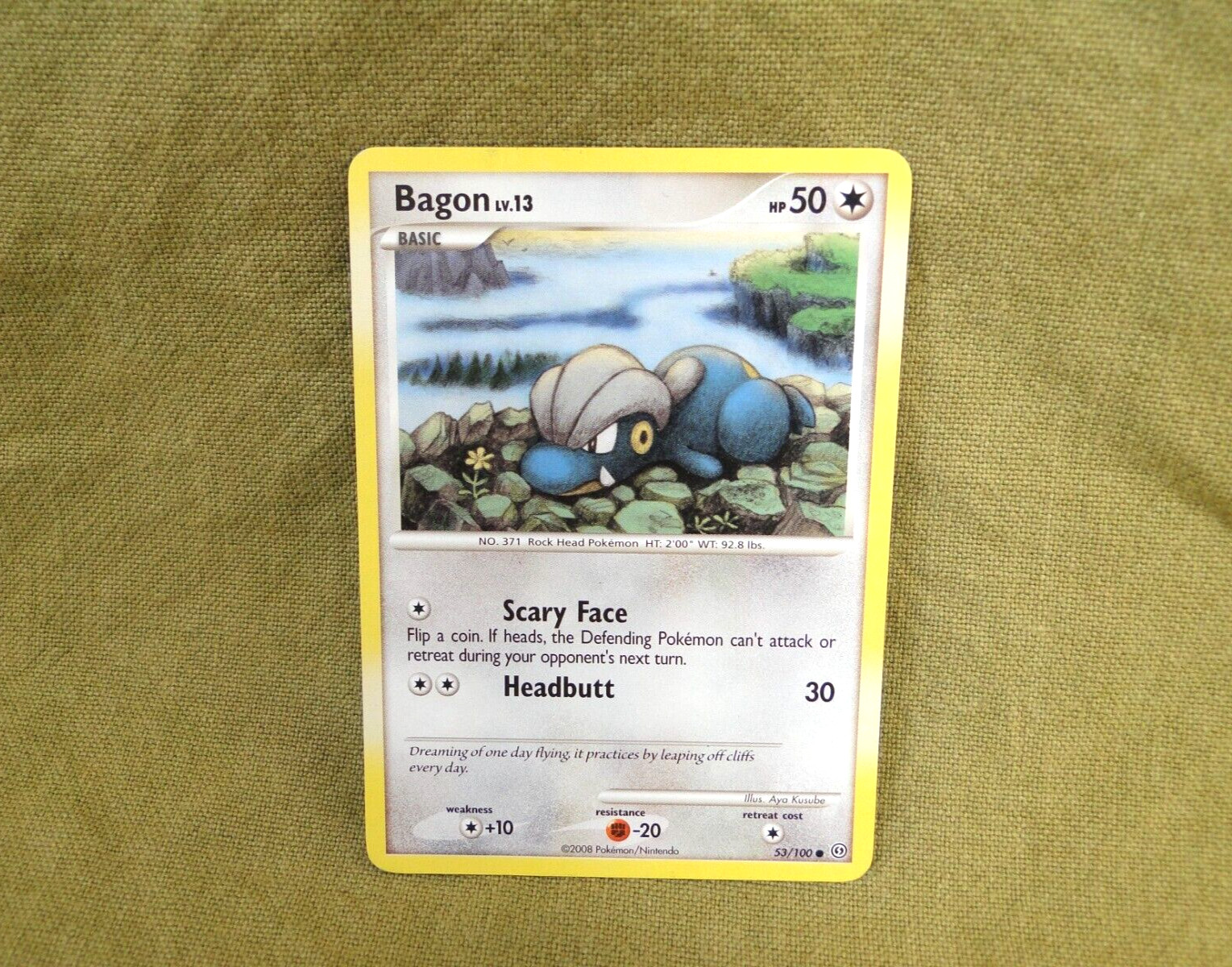 Pokemon Trading Card - Stormfront: Bagon LV.13 53/100