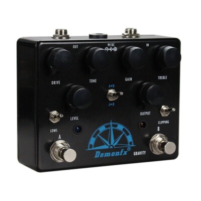ギター Demonfx Gravity Demonfx DFG Gravity Dual Channel Overdrive w/clip options Guitar