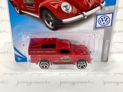 hot wheels 49 volkswagen beetle pickup red