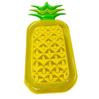 Inflatable Pineapple Float Lie Low Lounger Beach Pool Party