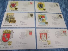 Briefmarken  Deutschland  1992 , Ersttagsbriefe , First Day Cover , FDC Lot  123