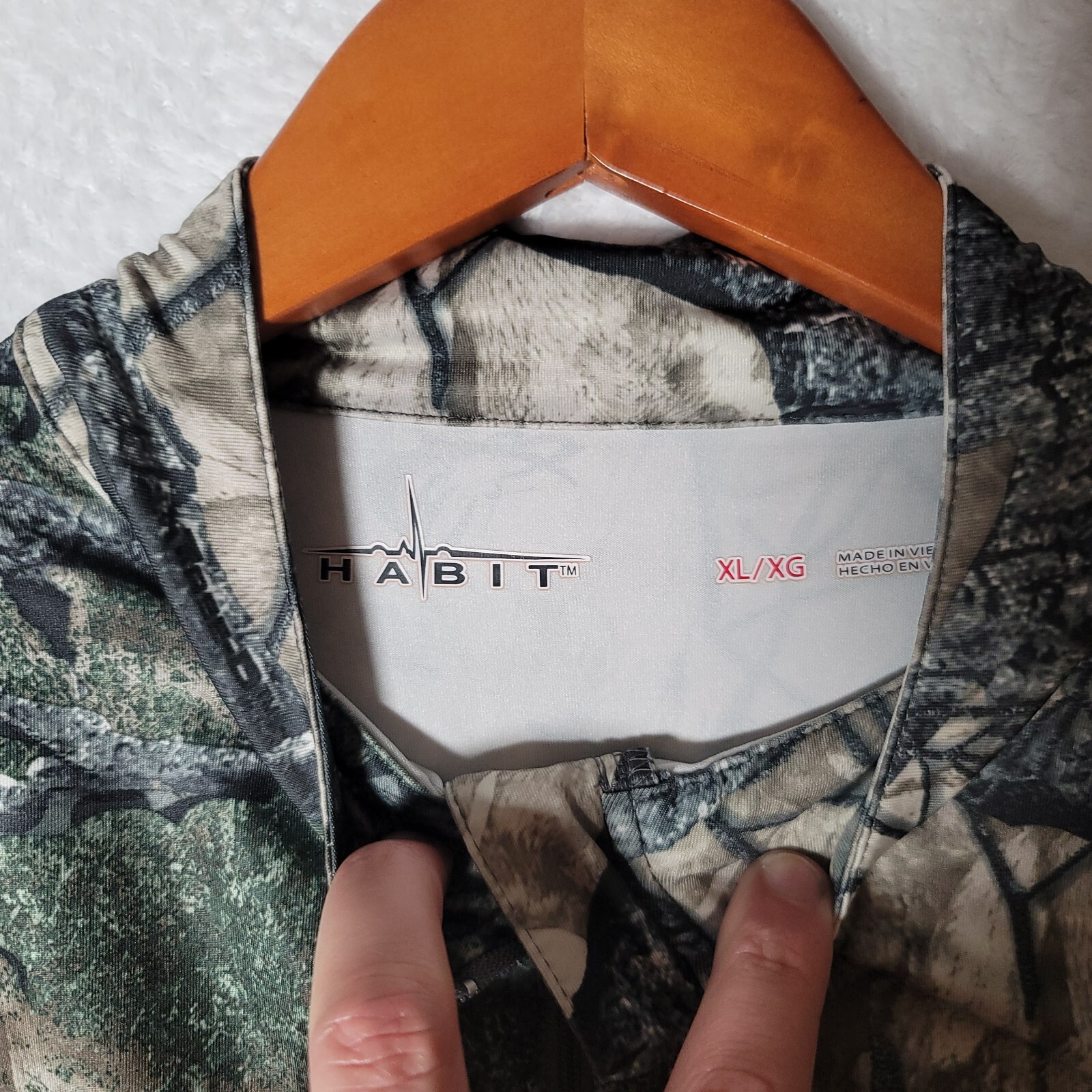 Habit Hunting Camo Sleeve Mountain Mimicry Shirt Scent Factor Wicking