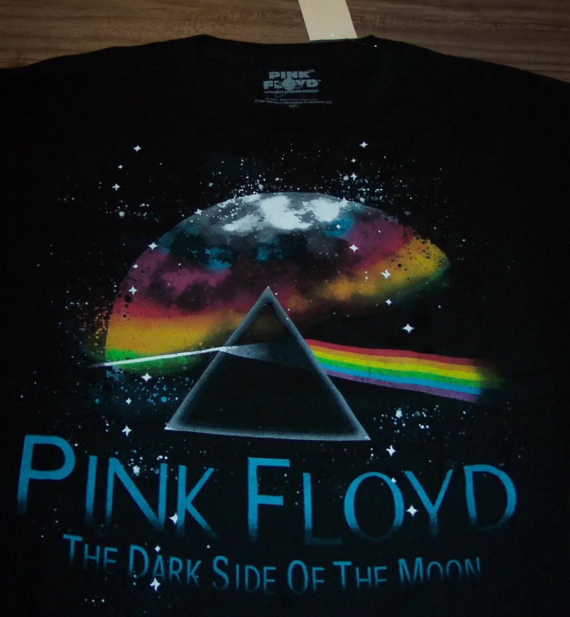 VINTAGE STYLE PINK FLOYD DARK SIDE OF THE MOON T-Shirt SMALL NEW w/ tag