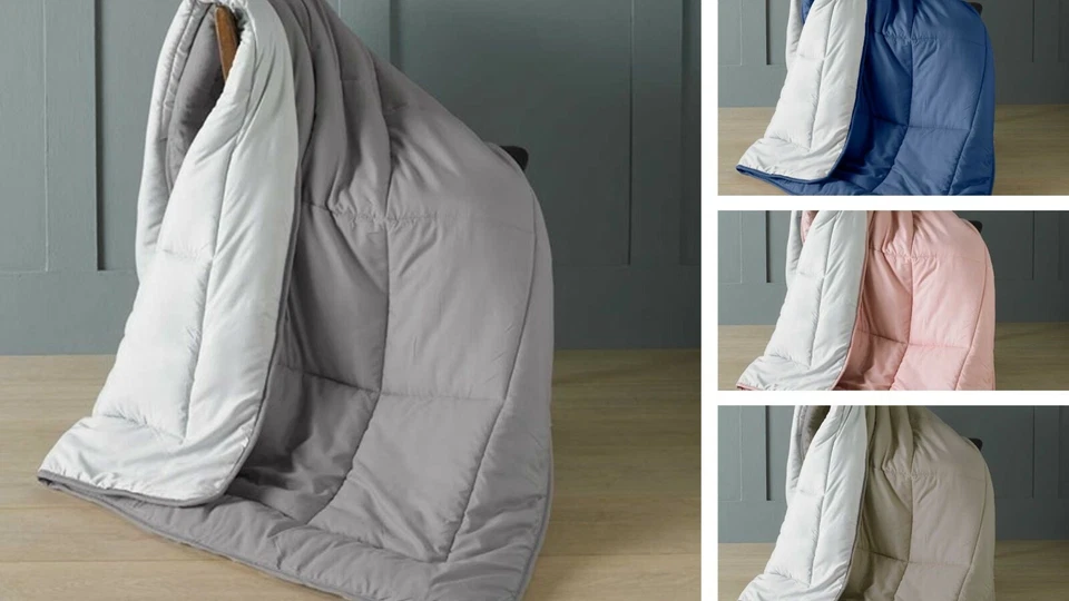 Edredón reversible Country Club Micro-Touch listo / combi 150x200 cm