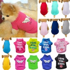 Various Pet Puppy Small Dog Cat Pet Clothes Dress Vest T Shirt Apparel Clothes