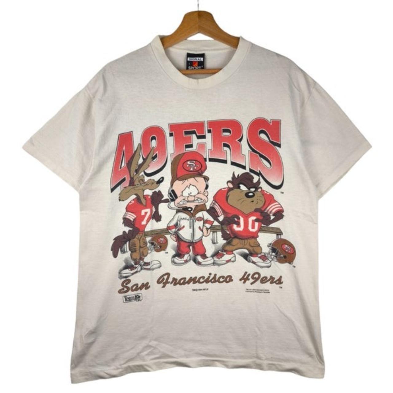 San Fransisco 49ers x Looney Tunes NFL American Football 1994 90s T shirt HN1199