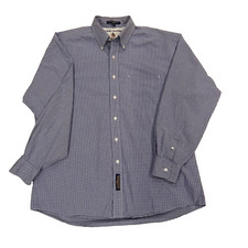 Tommy Hilfiger Men's Classic Long Sleeve Dress Shirt Blue 16-35