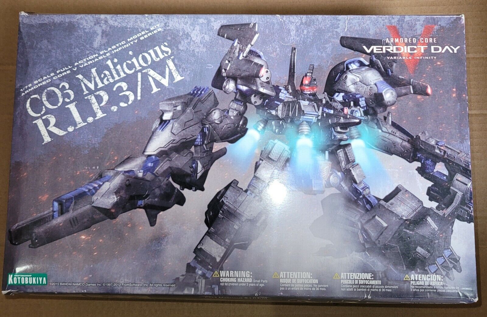 Armored Core Verdict Day CO3 Malicious R.I.P. 3/M Plastic Model