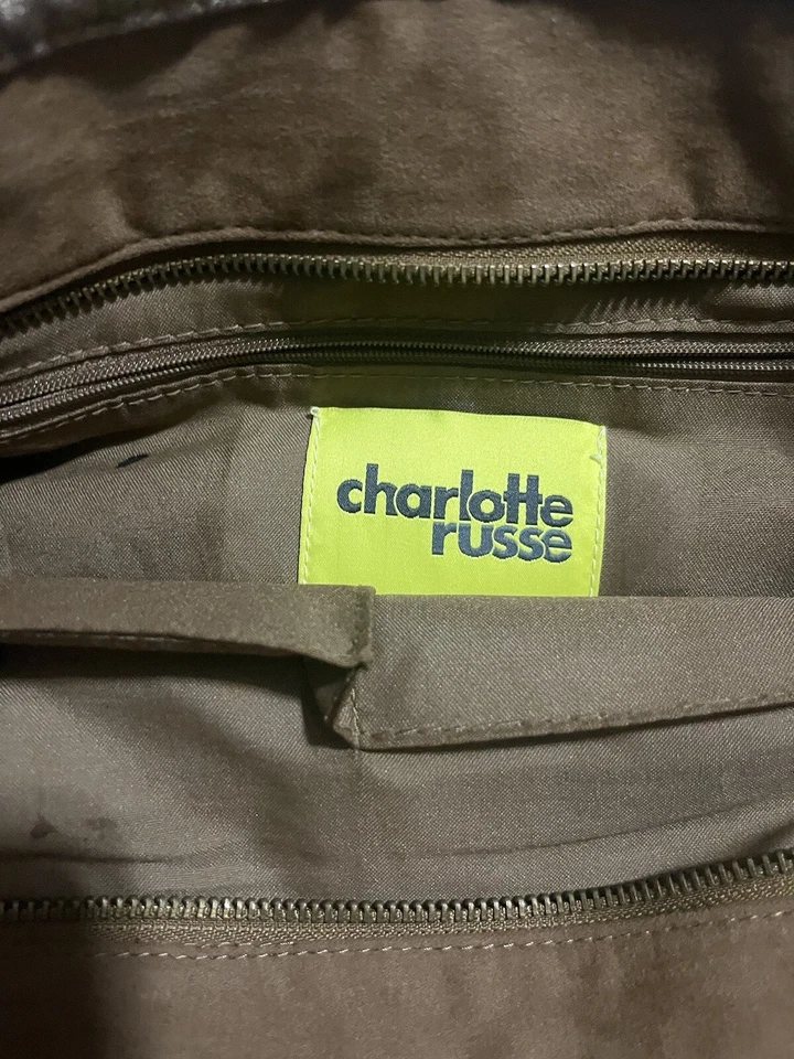 Bolso Cartera Estilo Sherpa Gamuza Charlotte Russe Años 2000 y2k Foto 2 de 4