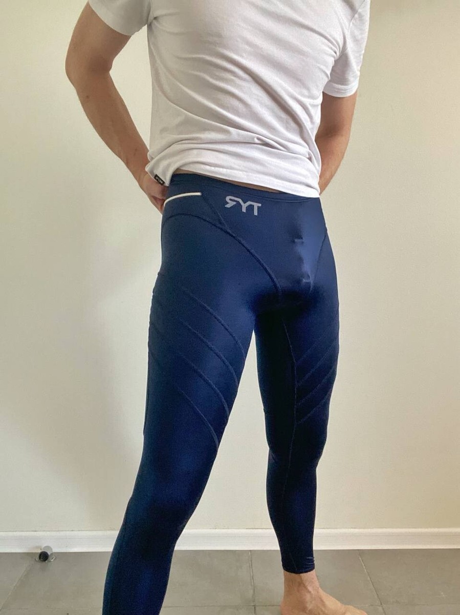 TYR mens swimmnig Spandex smooth swimming pants, Sz M