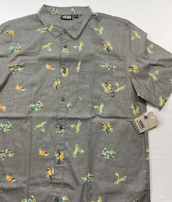 VANS GRAPHIC PARROT BUTTON-DOWN SHIRT