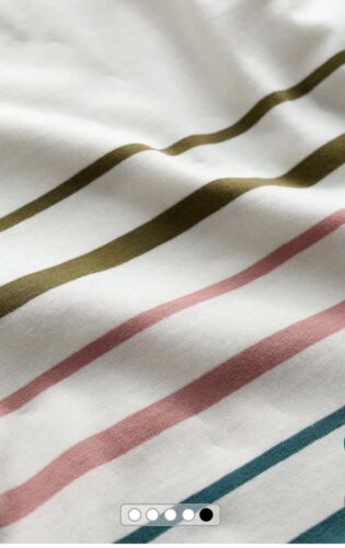 Seasalt Cornwall Falmouth Tri Shore Creek Sailor 100% Baumwolle T-Shirt (UK 8 - 14) - Bild 5 von 5