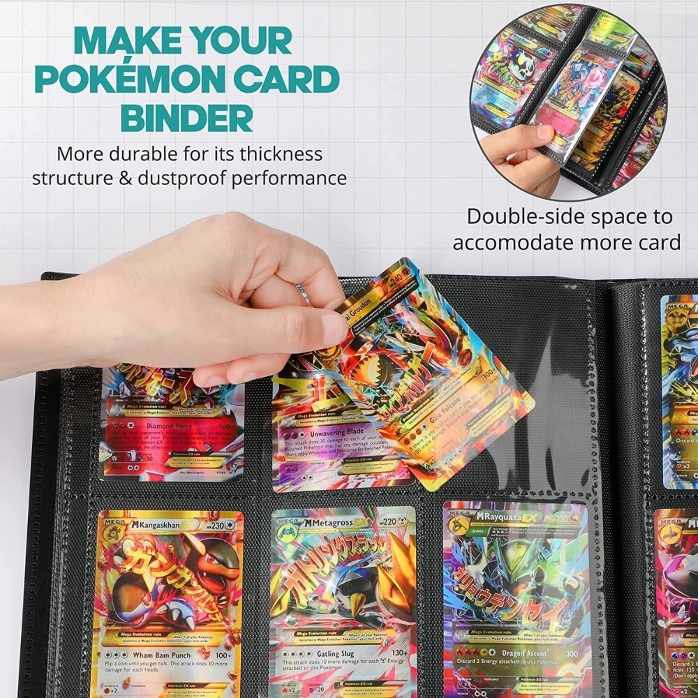 Lot De 440 Pochettes Vides Pour Cartes à Collectionner Pokémon