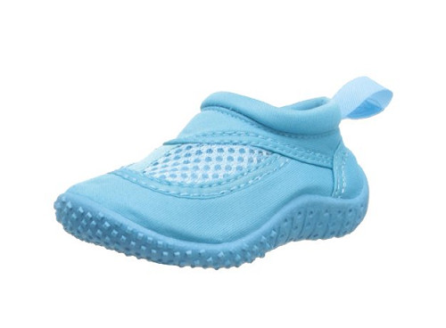 I.PLAY BABY INISEX SWIM SHOES, AQUA, TODDLER SIZE 9