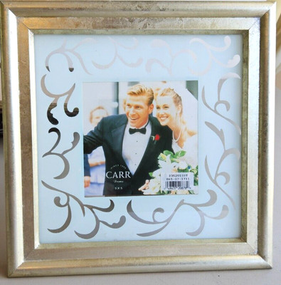 Carr wedding photo frame, see through glass, 5x5