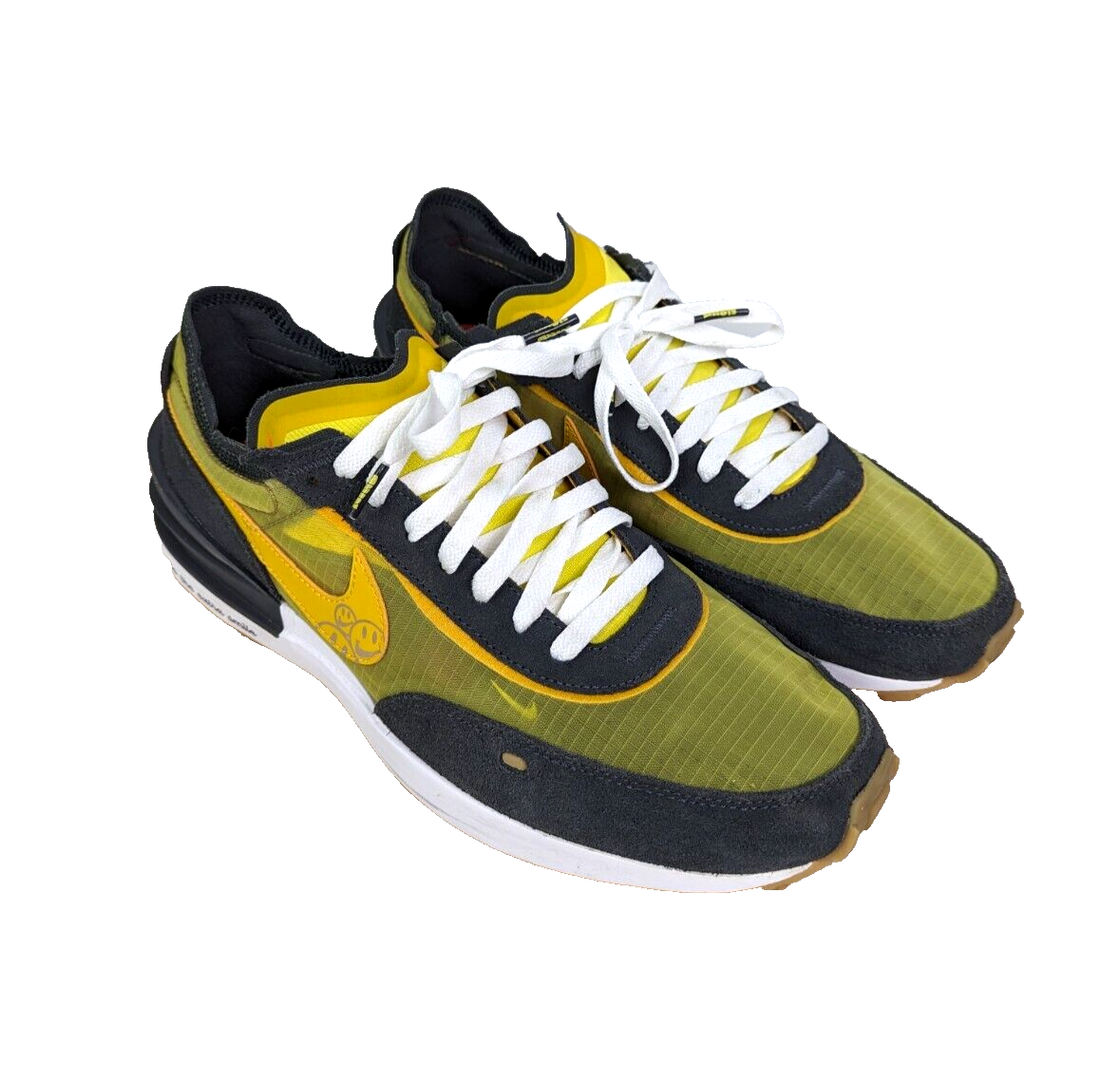 NIKE Waffle One SE Go The Extra Smile Yellow Athletic Shoes