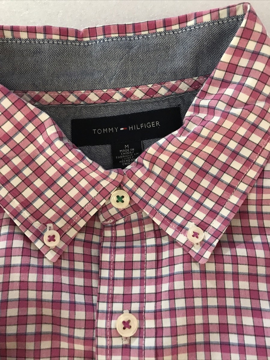 Tommy Hilfiger Men's Dress Shirt Custom Fit Size Medium | eBay