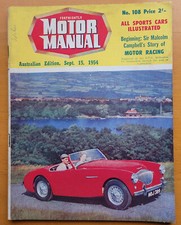 AUSTRALIAN MOTOR MANUAL September 1954 Vol 9 # 108
