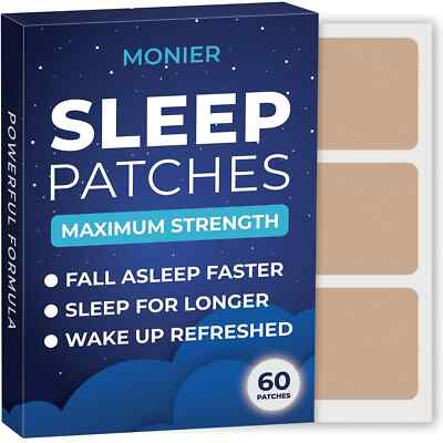 Sleep Patches for Adults Extra Strength | Easy-to-Apply Sleep Patch with Mela...