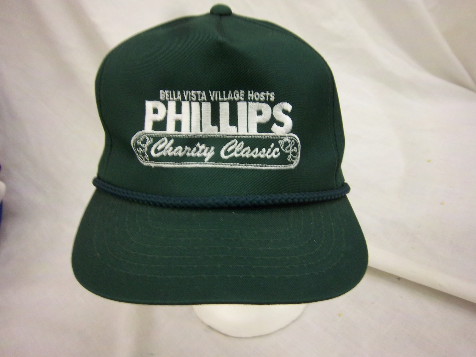 trucker hat baseball cap BELLA VISTA PHILLIPS retro snapback cool cloth rare