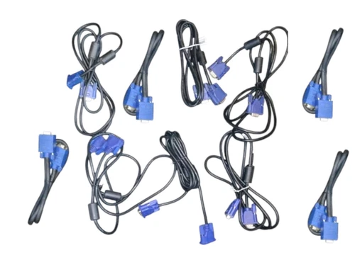 10 x VGA Male to Male Black Cable 1.5m *BIG multi buy discount*