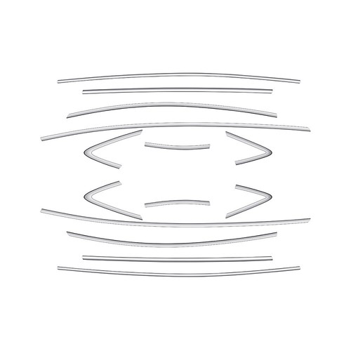 Car Accessories For Toyota Prius 60 Series Stainless Steel Car Window Trim Strip - Picture 9 of 14