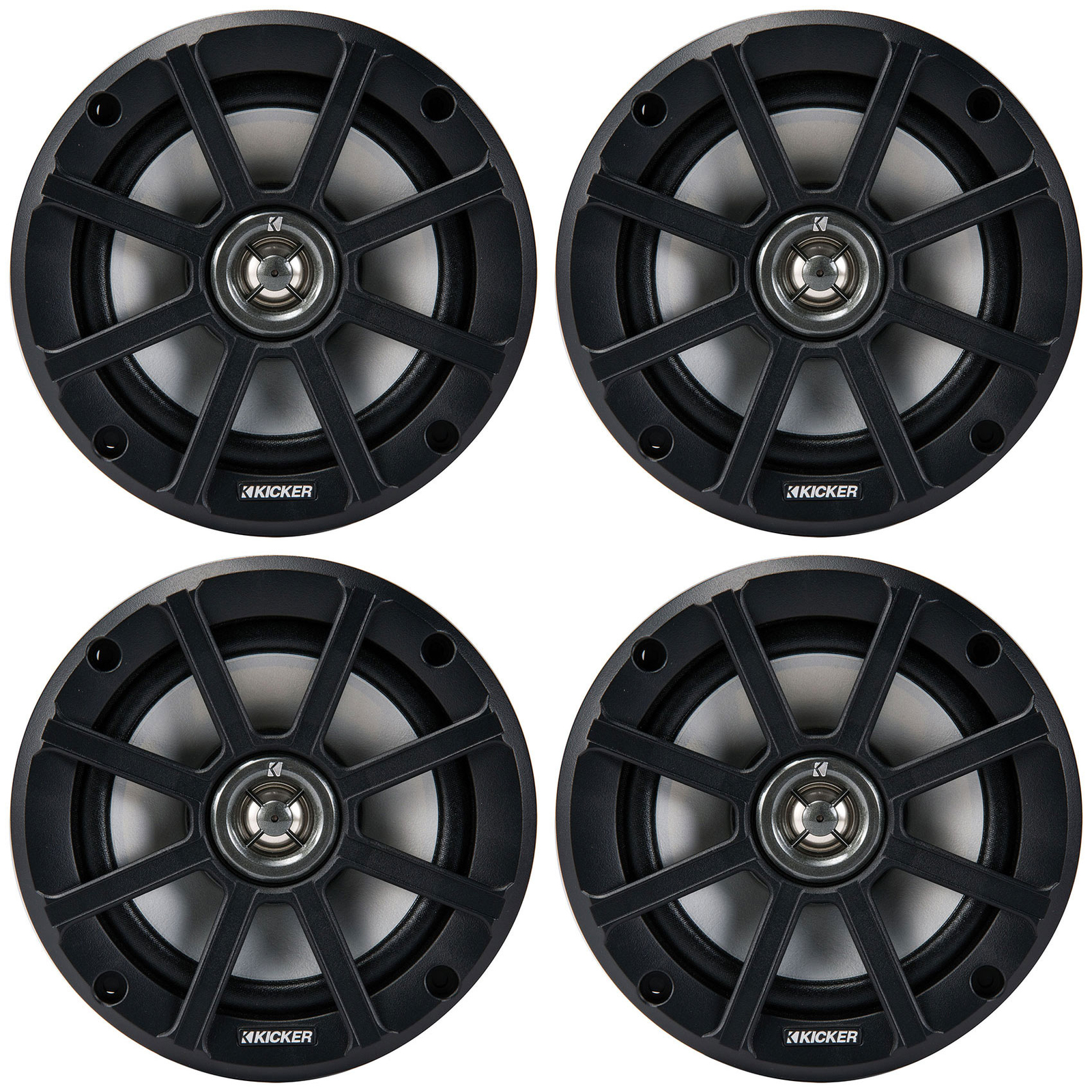 4 Динамики KICKER 51PSC652 65 мощностью 120 Вт для мотоцикловквадроцикловUTV 2-Омные PSC65