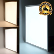42W 600x600mm Ceiling Recessed LED Flat Panel Light White Frame Office Lighting