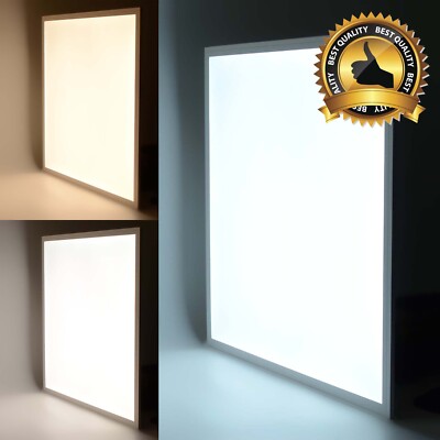 42W 600x600mm Decken Einbau LED Flachbildschirm Leuchte weißer Rahmen Büro Beleuchtung
