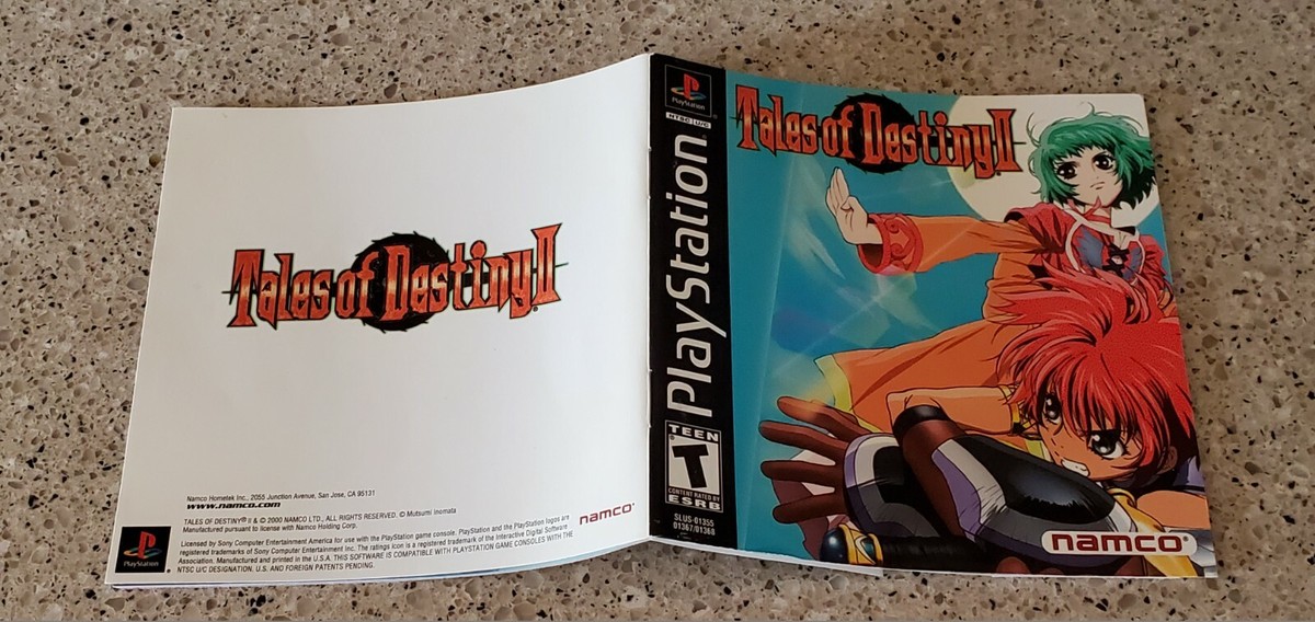 Jeu PS1 Tales Of Destiny II – US NTSC – Bon état – Sony PlayStation 1