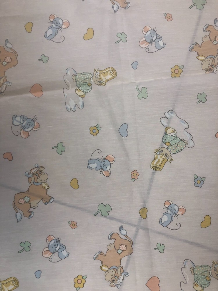 Remnant of Fabric, PRECIOUS MOMENTS, 17x45" and 15x16"