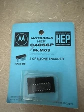 Telephone Encoder Motorola HEP C4056P McMOS 2-of-8 Tone Typical Interface Appl