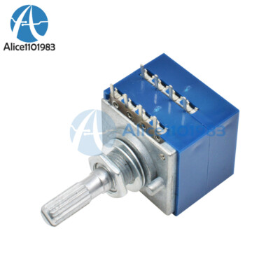 100K Log Audio Amp Volume Control Potentiometer Pot Stereo W Loudness For ALSP