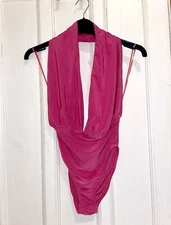 Pink/Fuchsia Top Boohoo Size 8