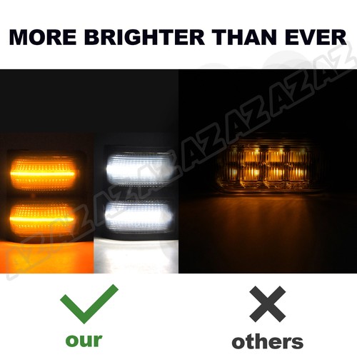 2X LED Side Mirror Marker Light For Ford F250 F350 F450 F550 2008-16 Swtichback - Picture 10 of 11