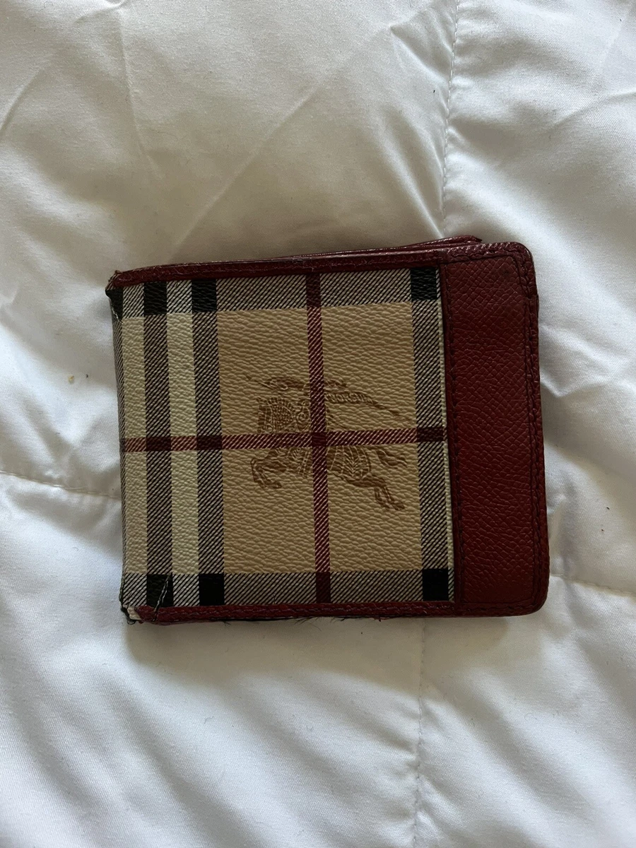 Burberry Men's Vintage Check Horizontal Wallet