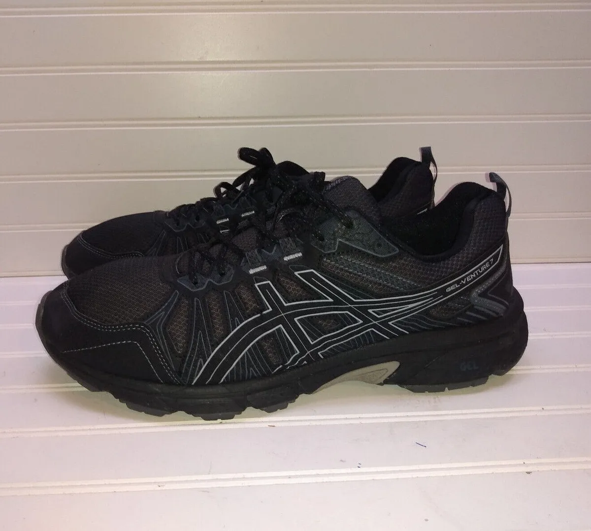 Asics Gel Venture Mesh Lace Up Athletic Sneaker Running Men Shoes | eBay