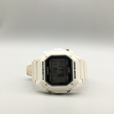 Casio 3224 F-108WHC Mens Watch 42mm Digital Illuminator White