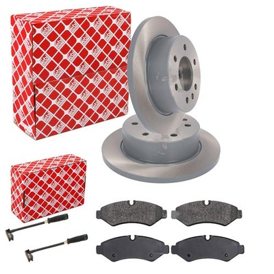 FEBI BREMSSCHEIBEN 298mm + BELÄGE HINTEN passend für MERCEDES SPRINTER 907 910