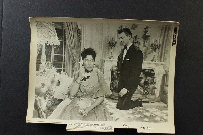 SUPER RARE!! 8X10 1953 ORIG "CALL ME MADAME" Ethel Merman Donald O'Connor