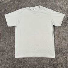 Vintage 80s Champion Blank T-Shirt Mens XL Gray Made in USA Cotton Deadstock New